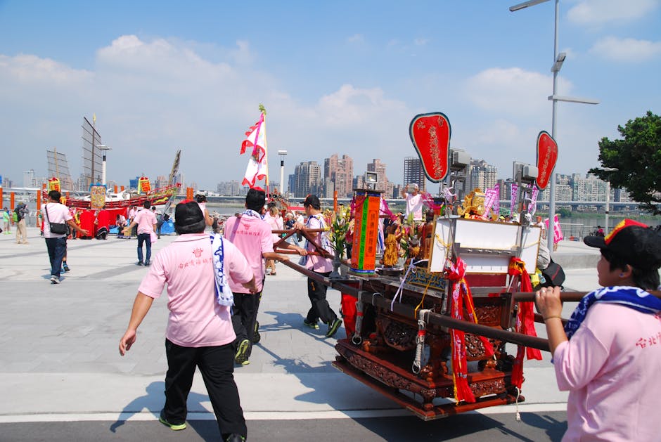 白沙屯媽祖,Pikmin Bloom,皮克敏明信片,白沙屯拱天宮,進香活動,皮克敏明信片社交功能示意